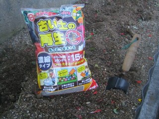 もっとつかえーるで簡単土づくり　パンジーの植え付け　12月22日